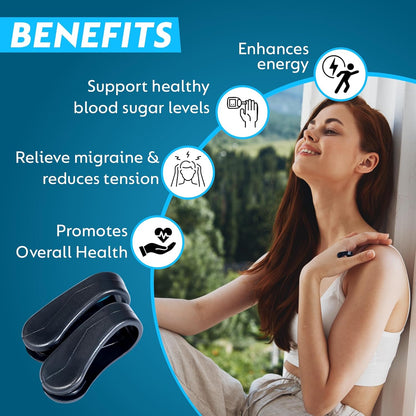Pack of 1 Sugar Control Acupressure Clip for Diabetics Sugar Control LI4 Acupressure Point Clip Headache Relief Products Migraine &Tension Relief